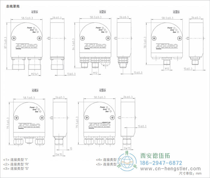 AC58-SSI-P標(biāo)準(zhǔn)光電絕對(duì)值型編碼器(總線罩殼) 德國(guó)hengstler(亨士樂(lè))編碼器